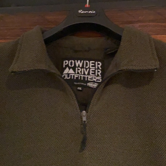 Powder Creek outfitters fleece quarter zip pullover XXL - Picture 4 of 7